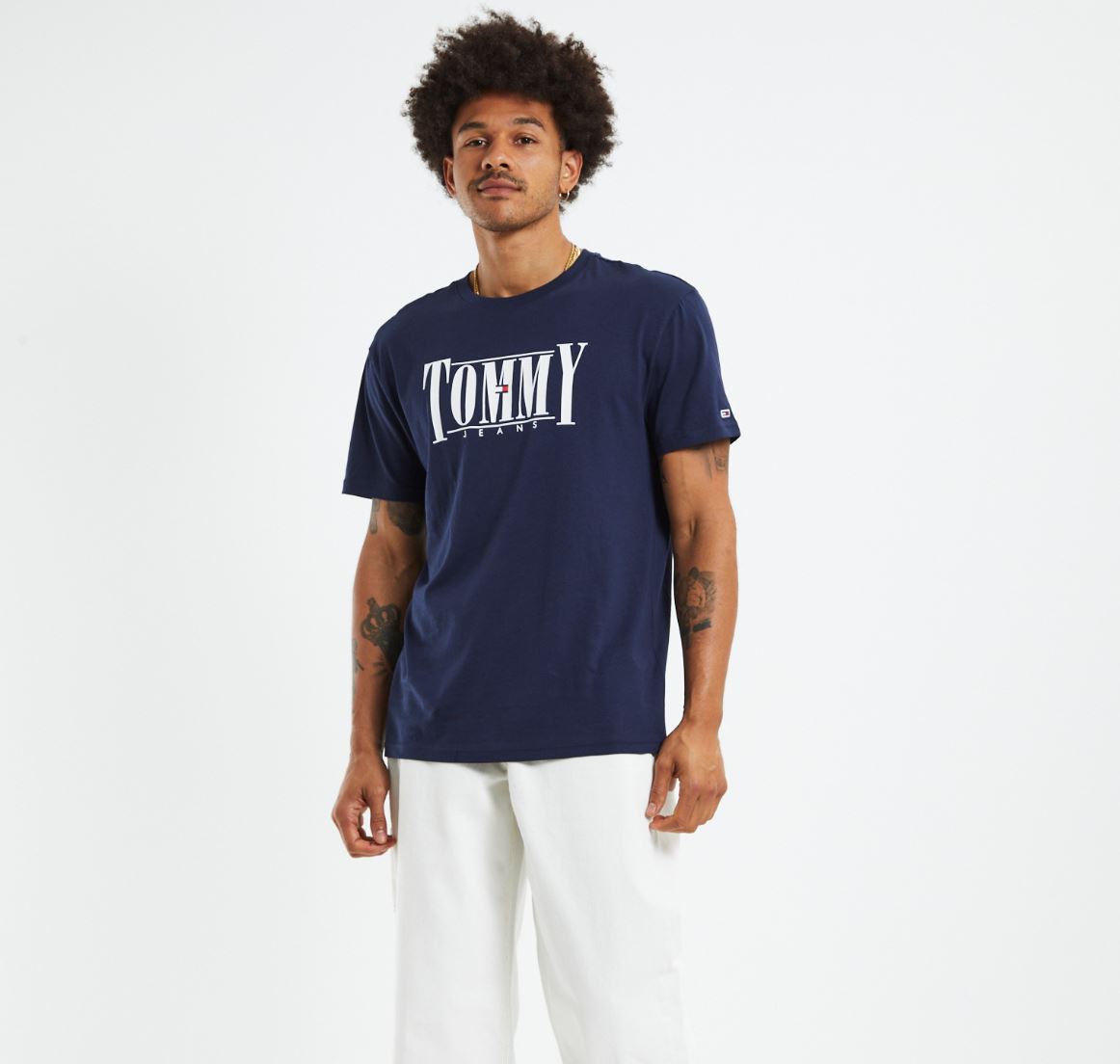 Tommy Hilfiger Jeans Mens Navy T-Shirt Size Large (New)