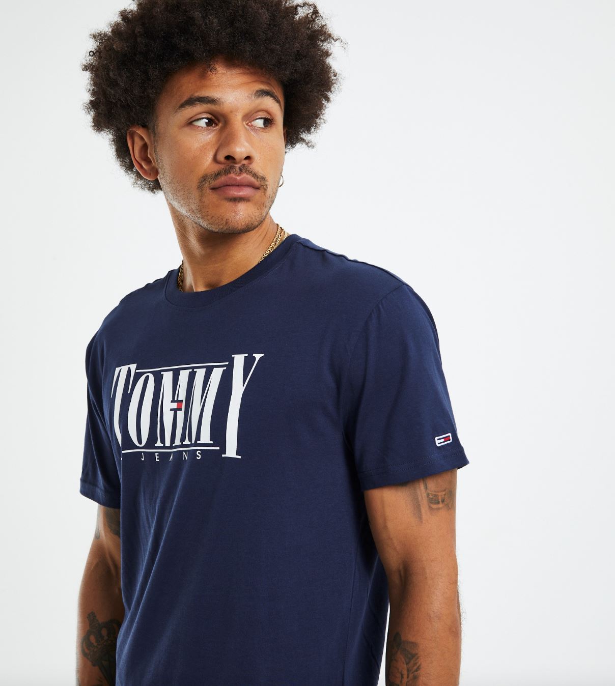 Tommy Hilfiger Jeans Mens Navy T-Shirt Size Large (New)