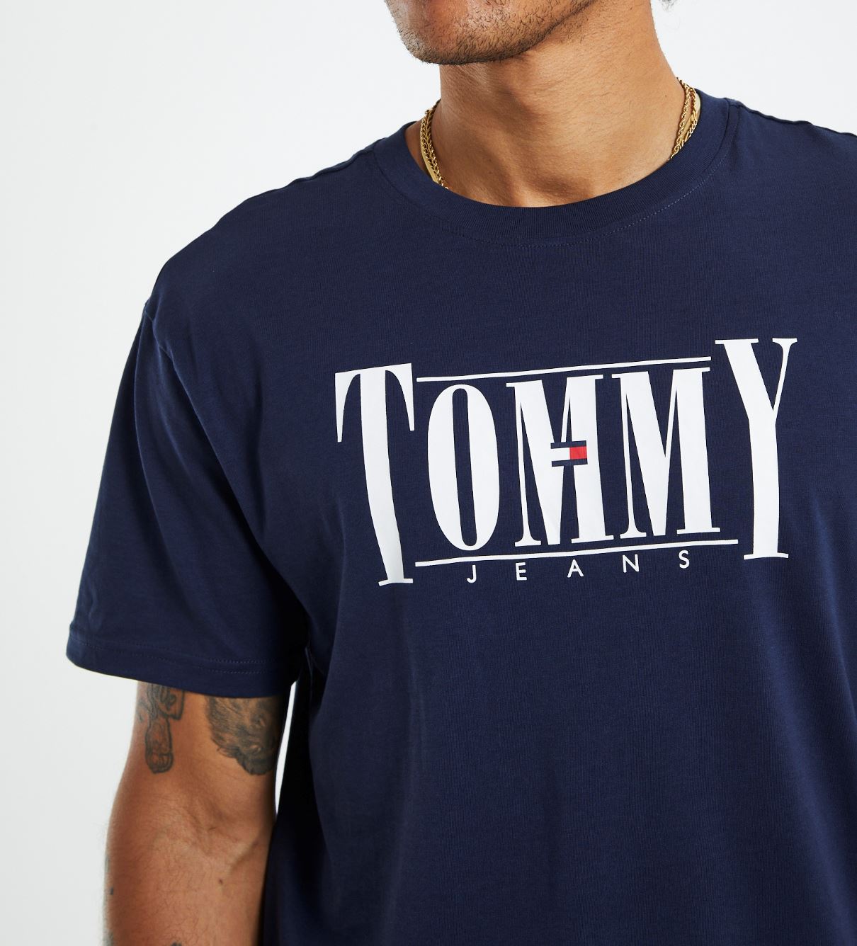 Tommy Hilfiger Jeans Mens Navy T-Shirt Size Large (New)