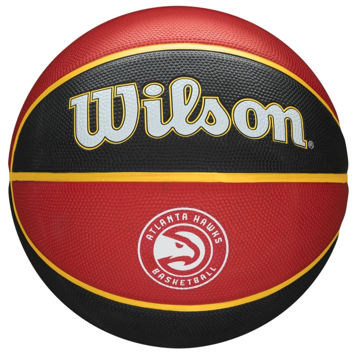 Wilson NBA Atlanta Hawks Outdoor Basketball Ball Size 7 Full Size Tribute Edit