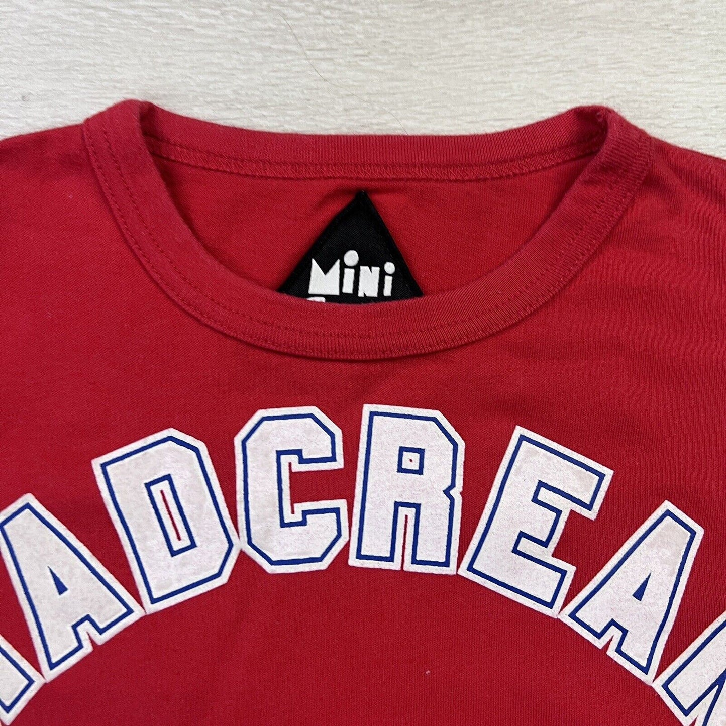 Mini Cream MADCREAM Women's Red T-Shirt Size XS (measures much larger)