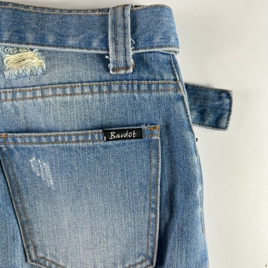Bardot Denim Womens Denim Knee Length Skirt Size 8
