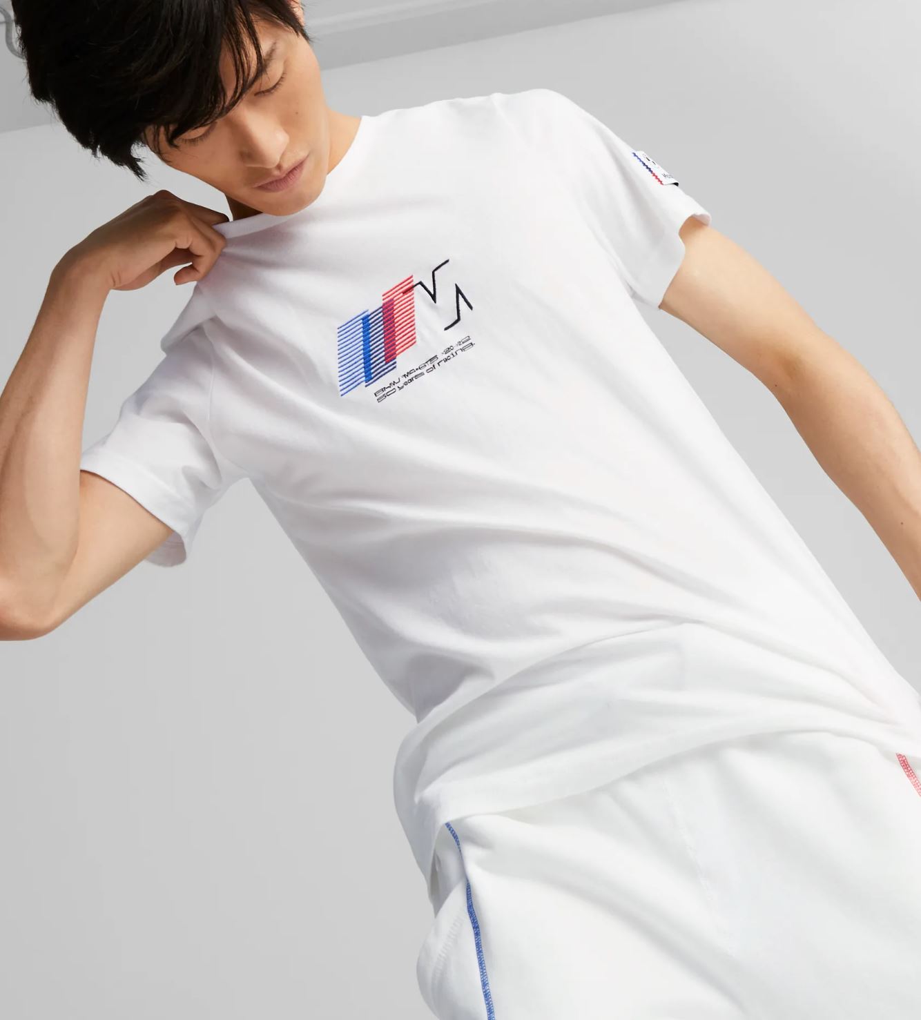 BMW M Motorsport Mens White T-Shirt Size 2XL (New)