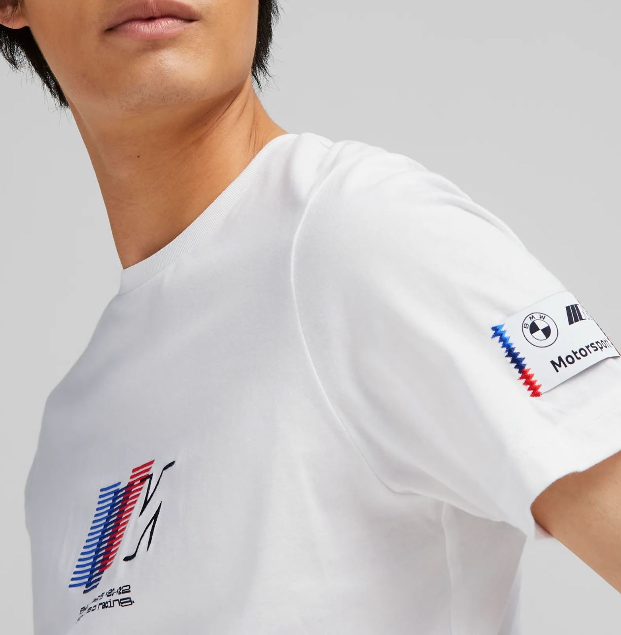 BMW M Motorsport Mens White T-Shirt Size 2XL (New)