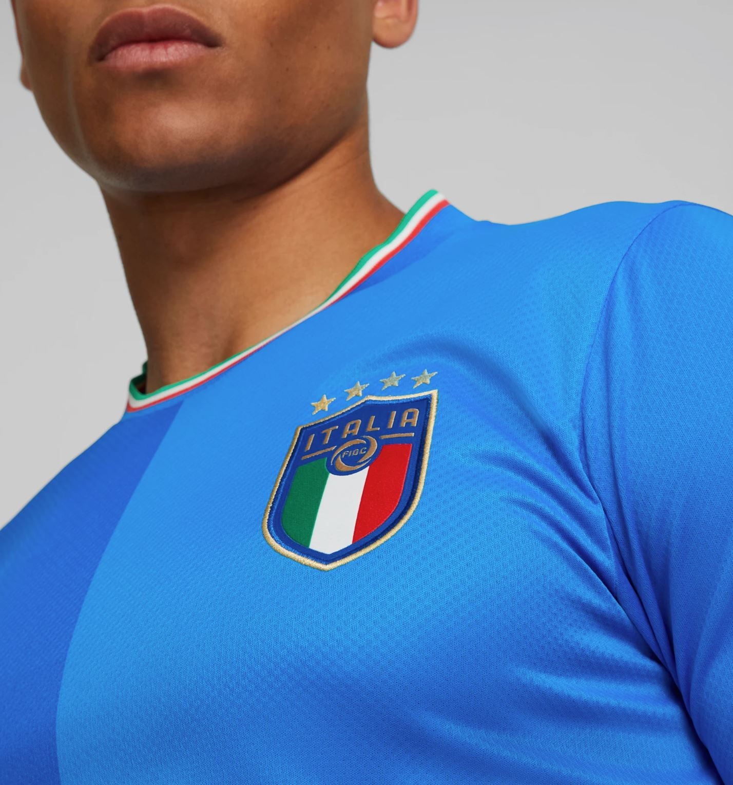 Puma Italy Football Soccer Jersey Blue Size Large (New)
