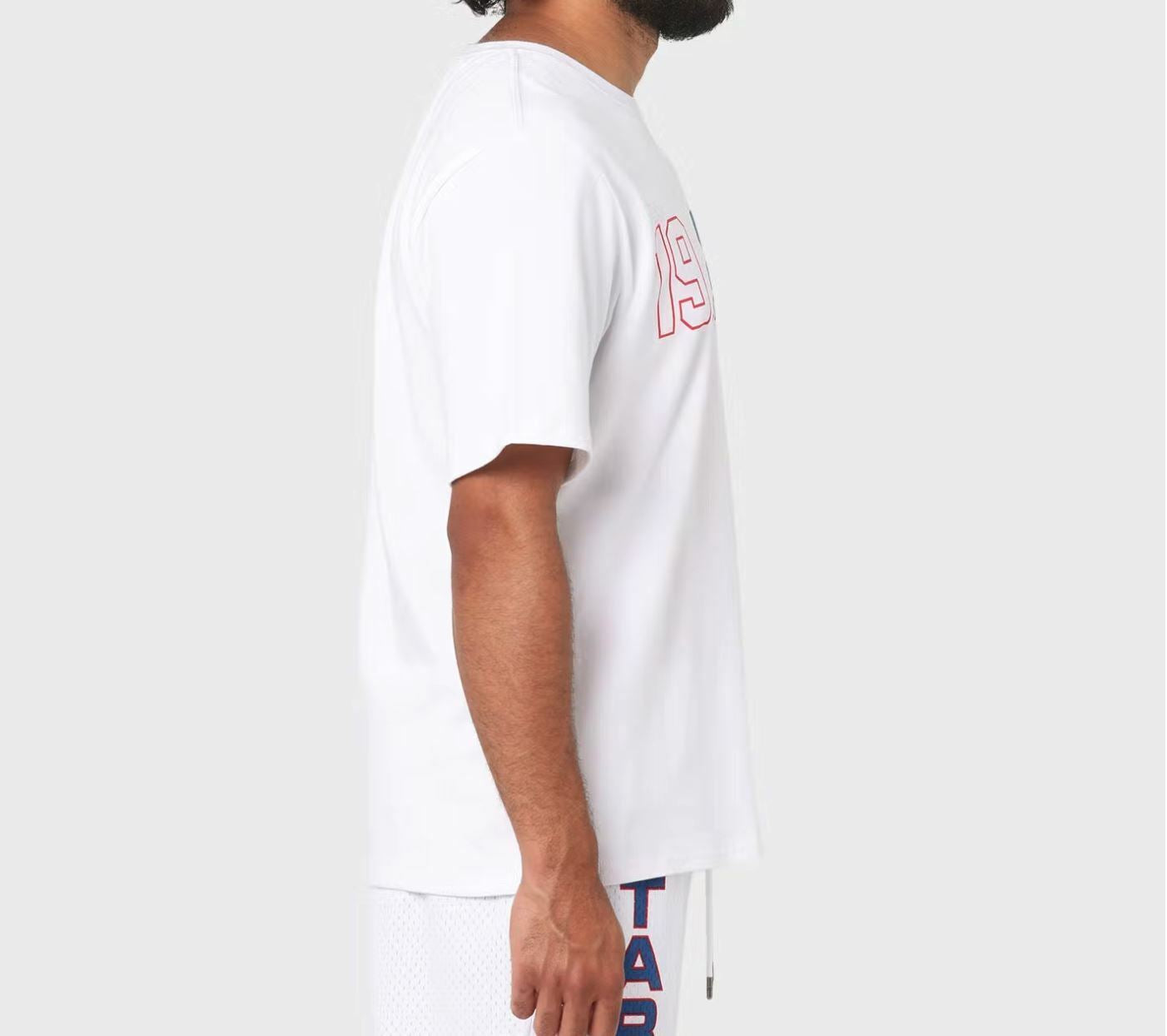 Starter Mens White Short Sleeve 1971 T-Shirt Size Large (New)