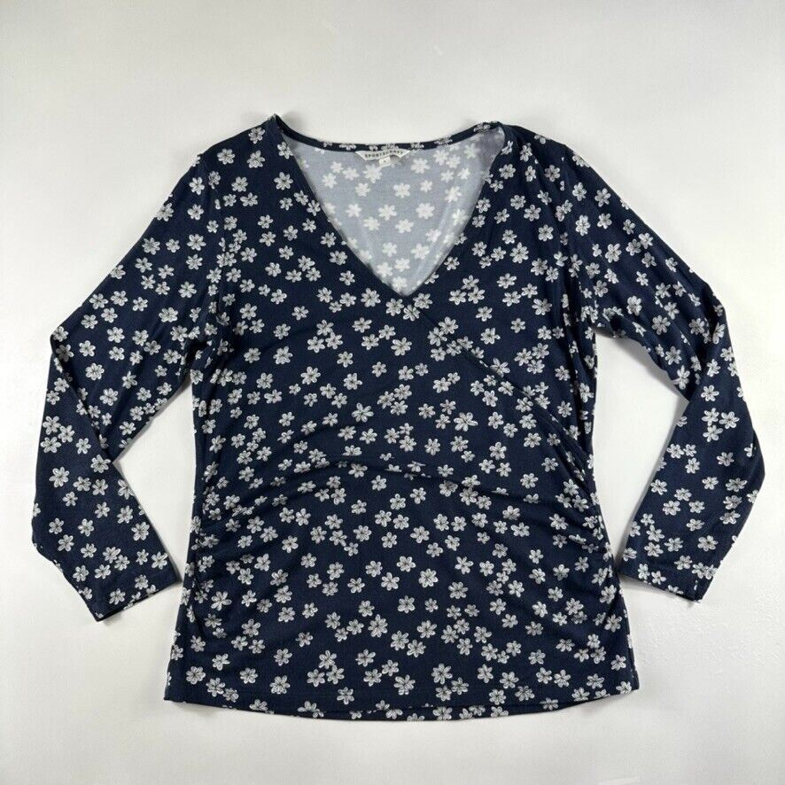Sportscraft Womens Blue Cotton Shirt Size Small
