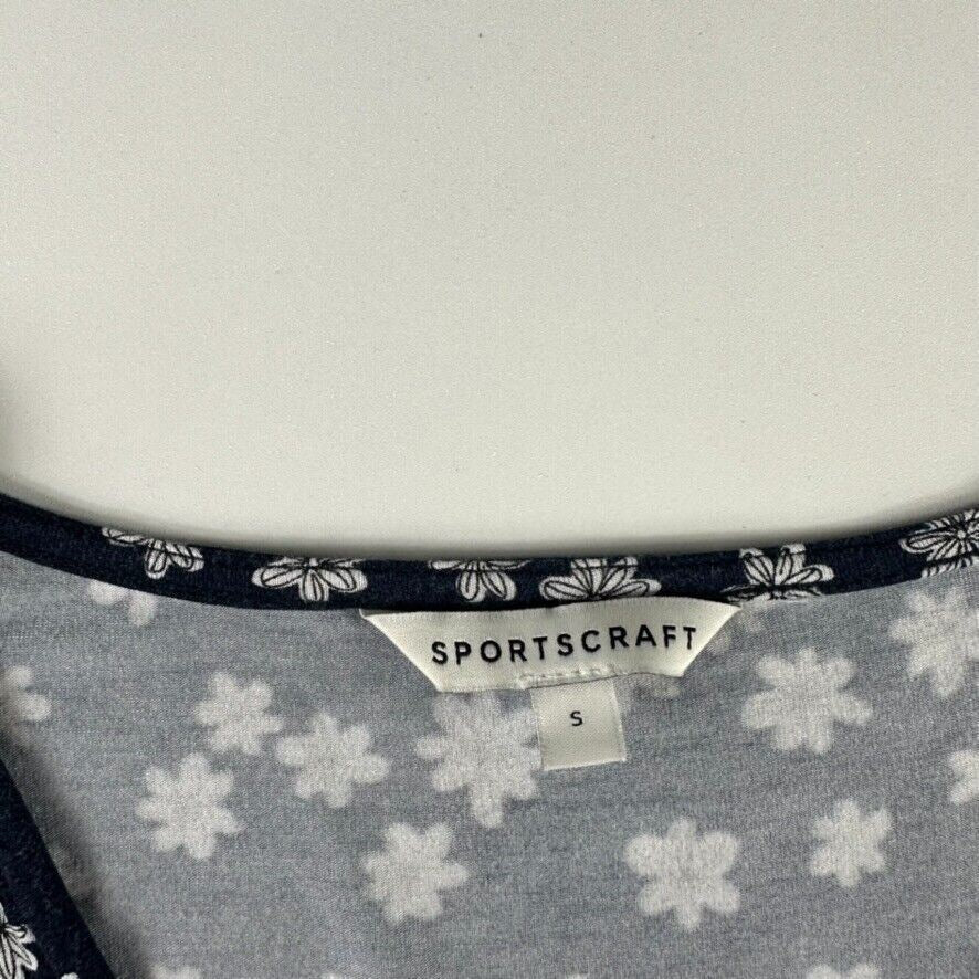 Sportscraft Womens Blue Cotton Shirt Size Small