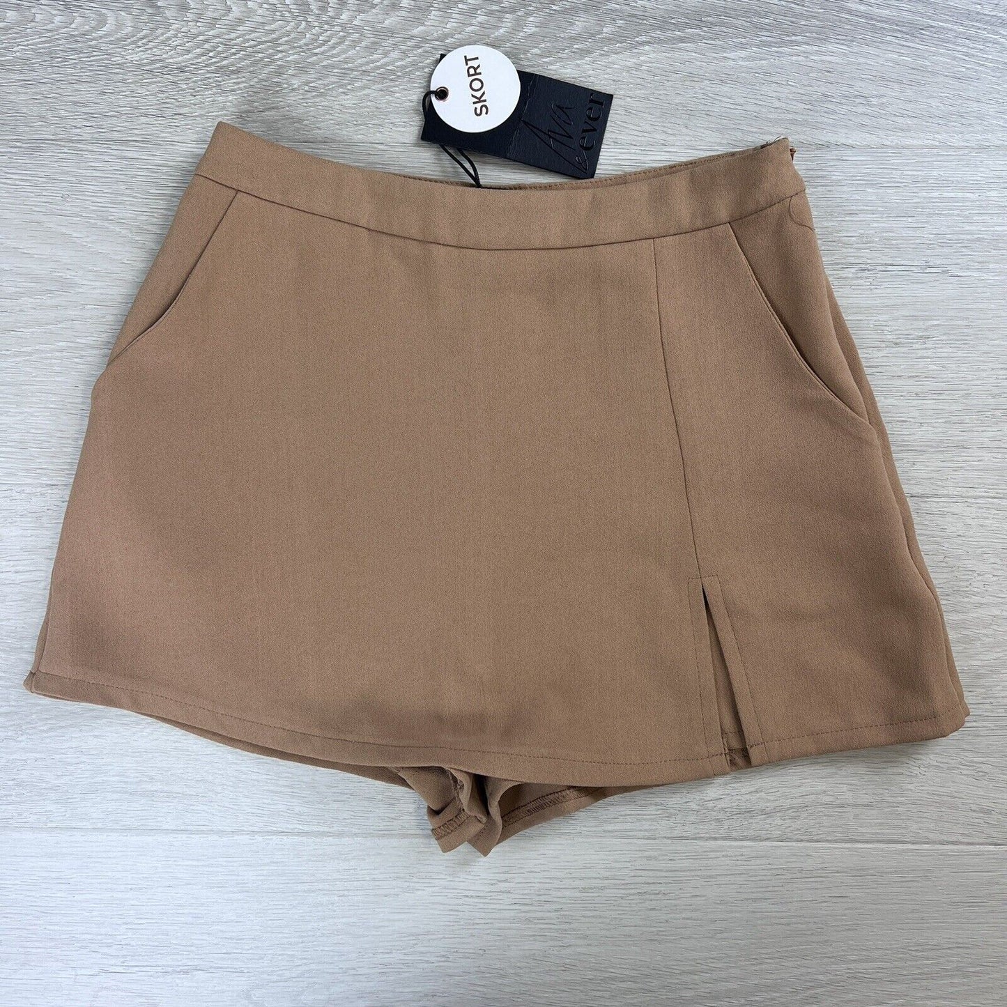 Ava & Ever Women's Brown Velour Skort Size 8 (New)