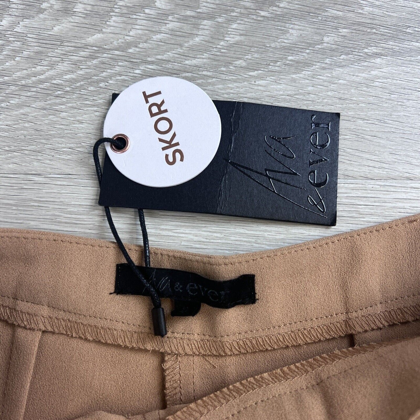 Ava & Ever Women's Brown Velour Skort Size 8 (New)