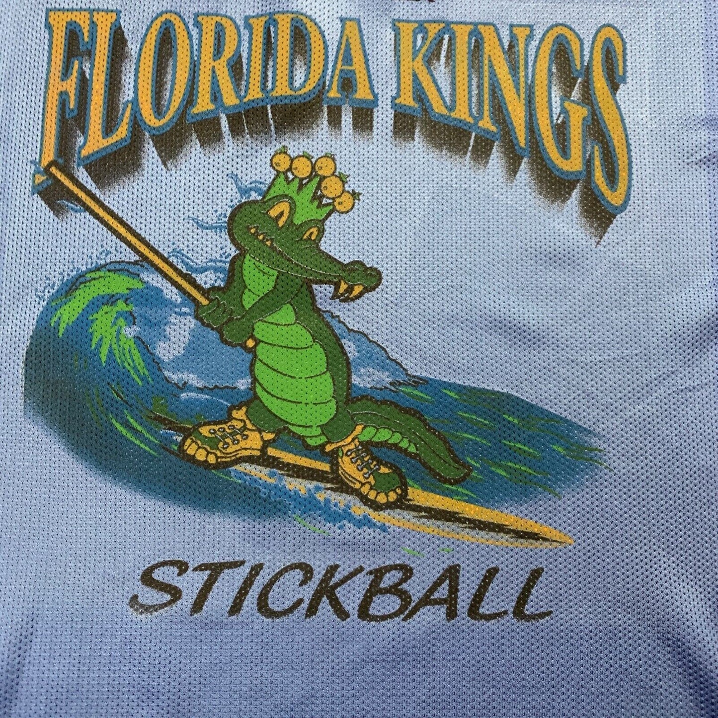 Starter Mens Florida Kings Stickball Blue Sports Jersey Size XL