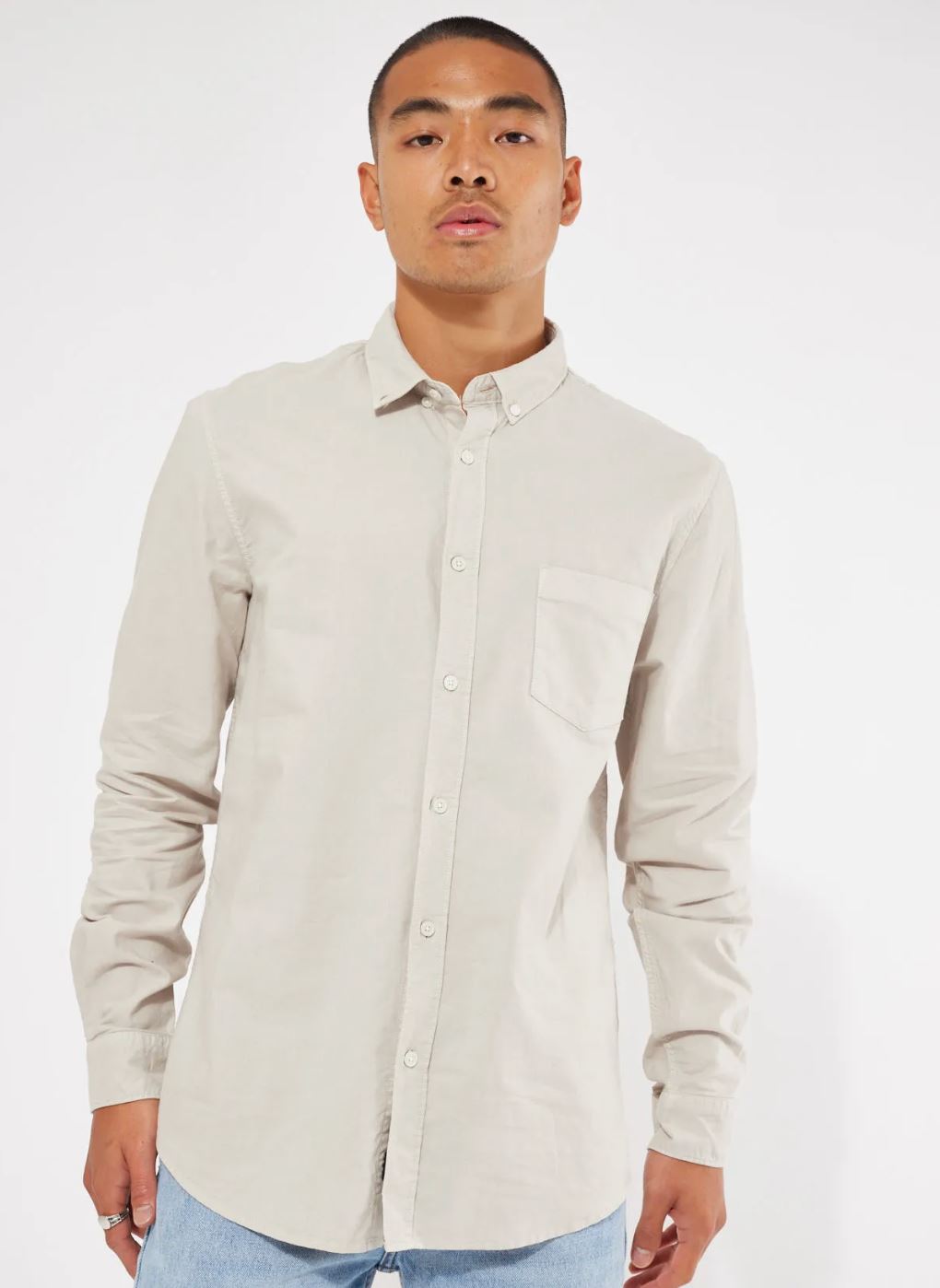 Academy Brand Vintage Oxford Long Sleeve Button Up Shirt Size Small (New)