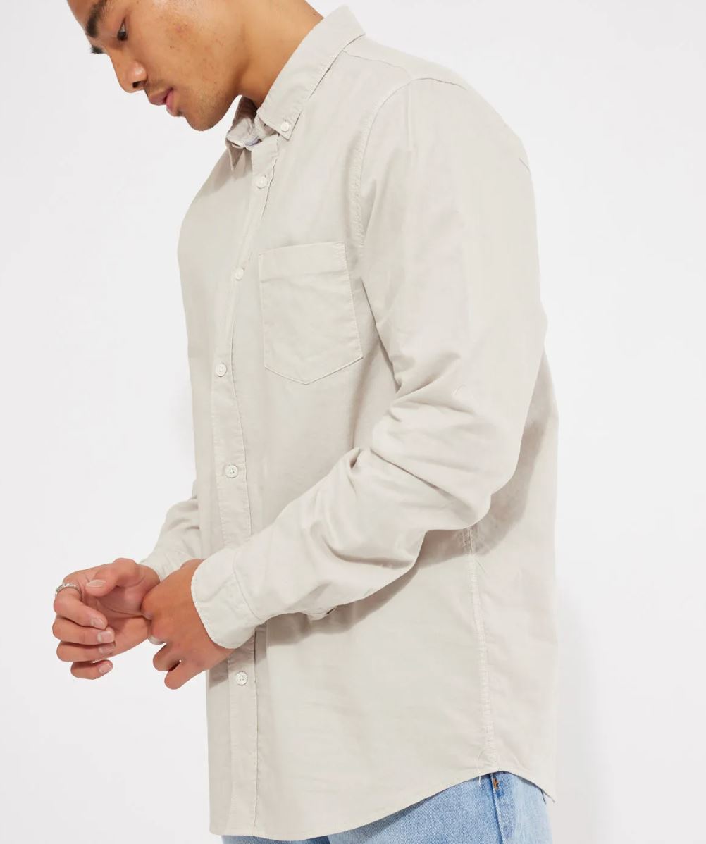 Academy Brand Vintage Oxford Long Sleeve Button Up Shirt Size Small (New)