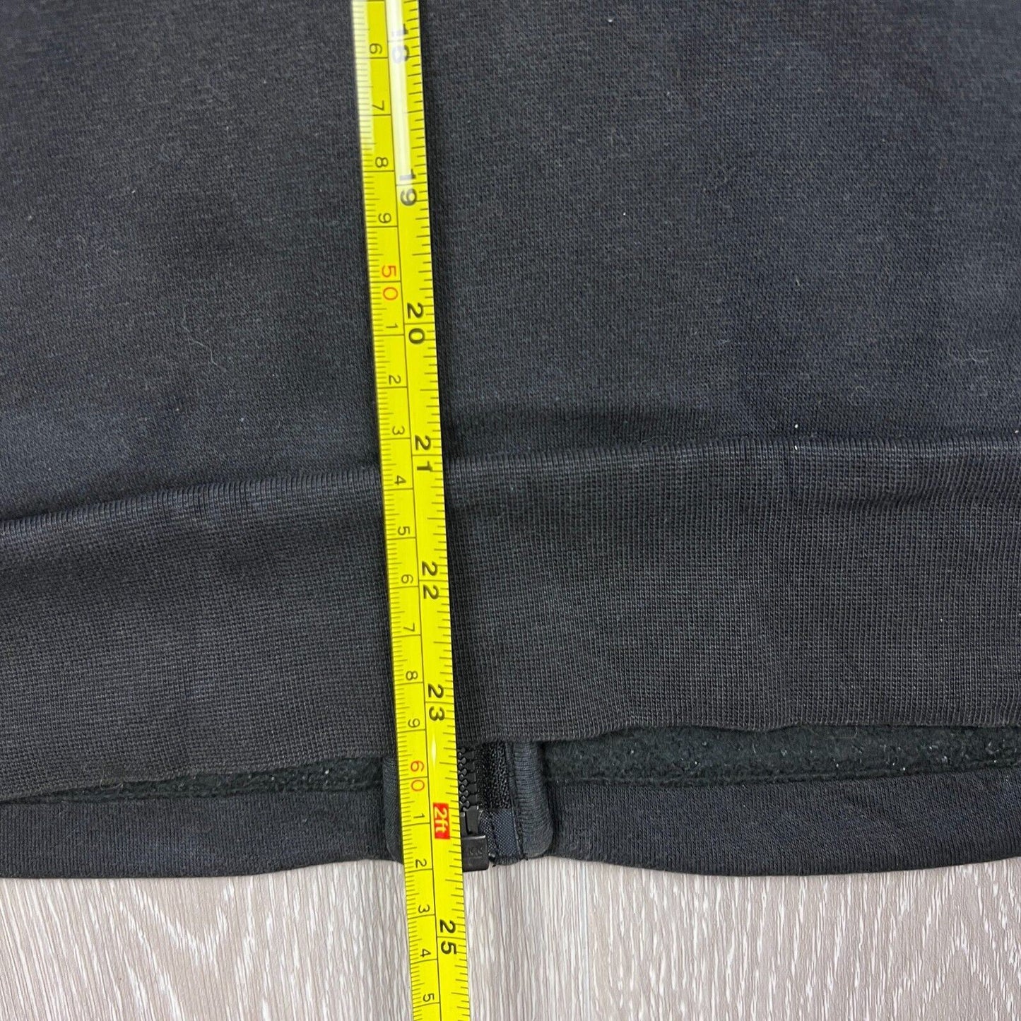 adidas Womens Black Full Zip Sleeve Print Hoodie Size Medium