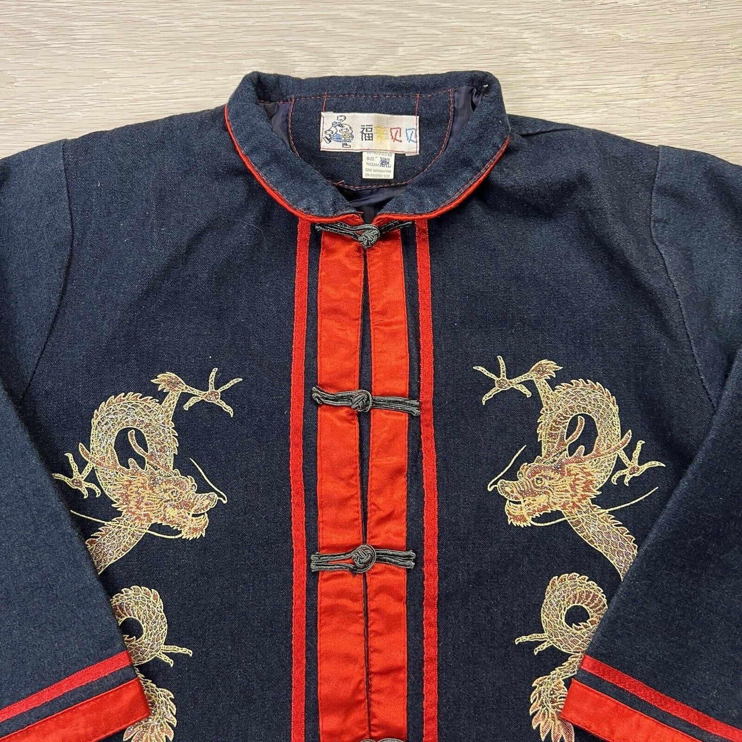 Chinese Traditional Dress Jacket Kids Size 8-10 Years approc