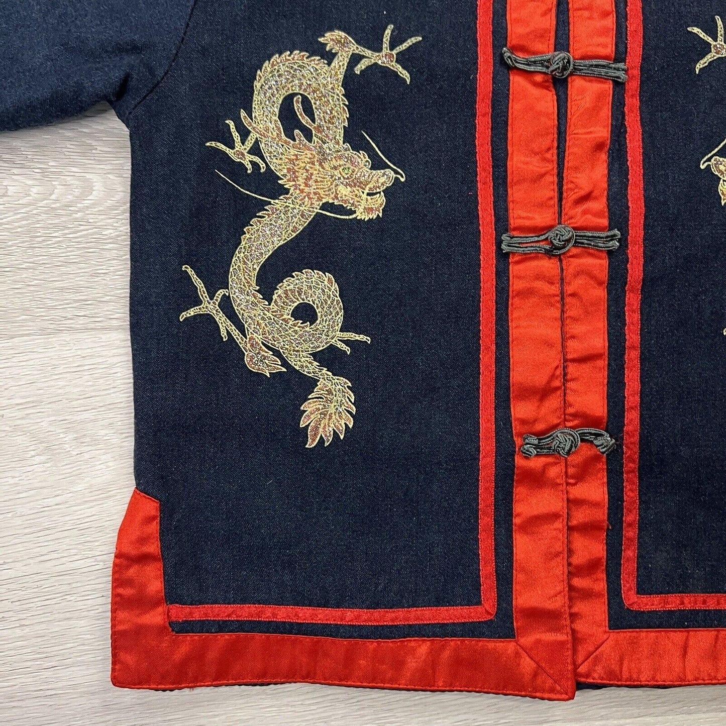 Chinese Traditional Dress Jacket Kids Size 8-10 Years approc