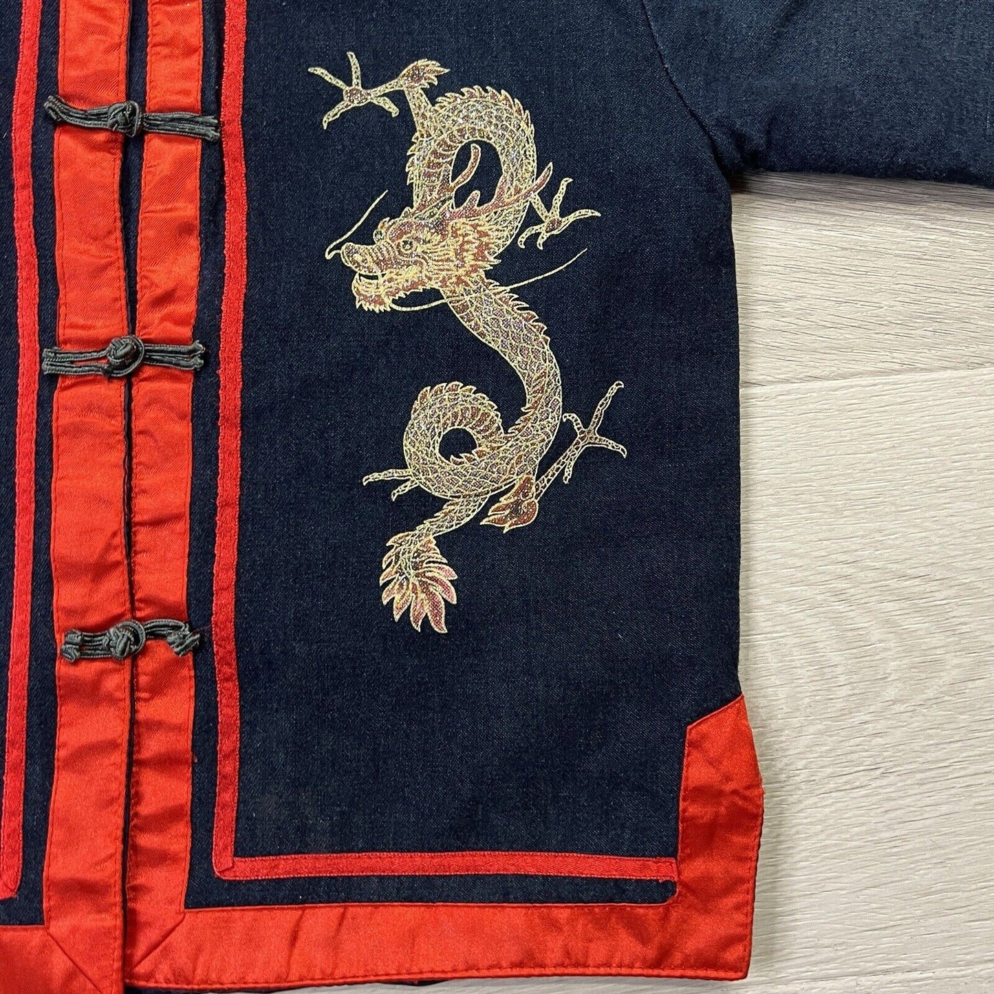 Chinese Traditional Dress Jacket Kids Size 8-10 Years approc