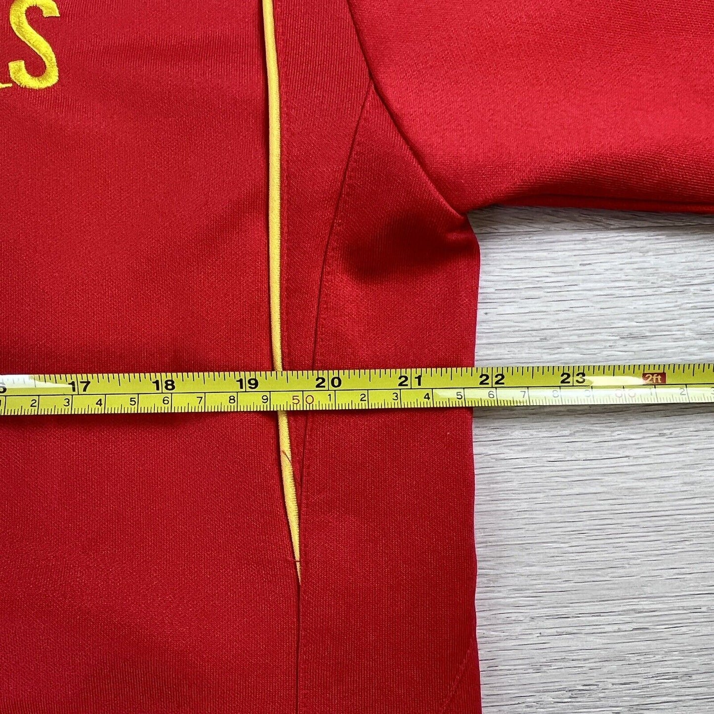 BLK Gold Coast Suns AFL Full Zip Red Track Jacket Size Small (Measures M)
