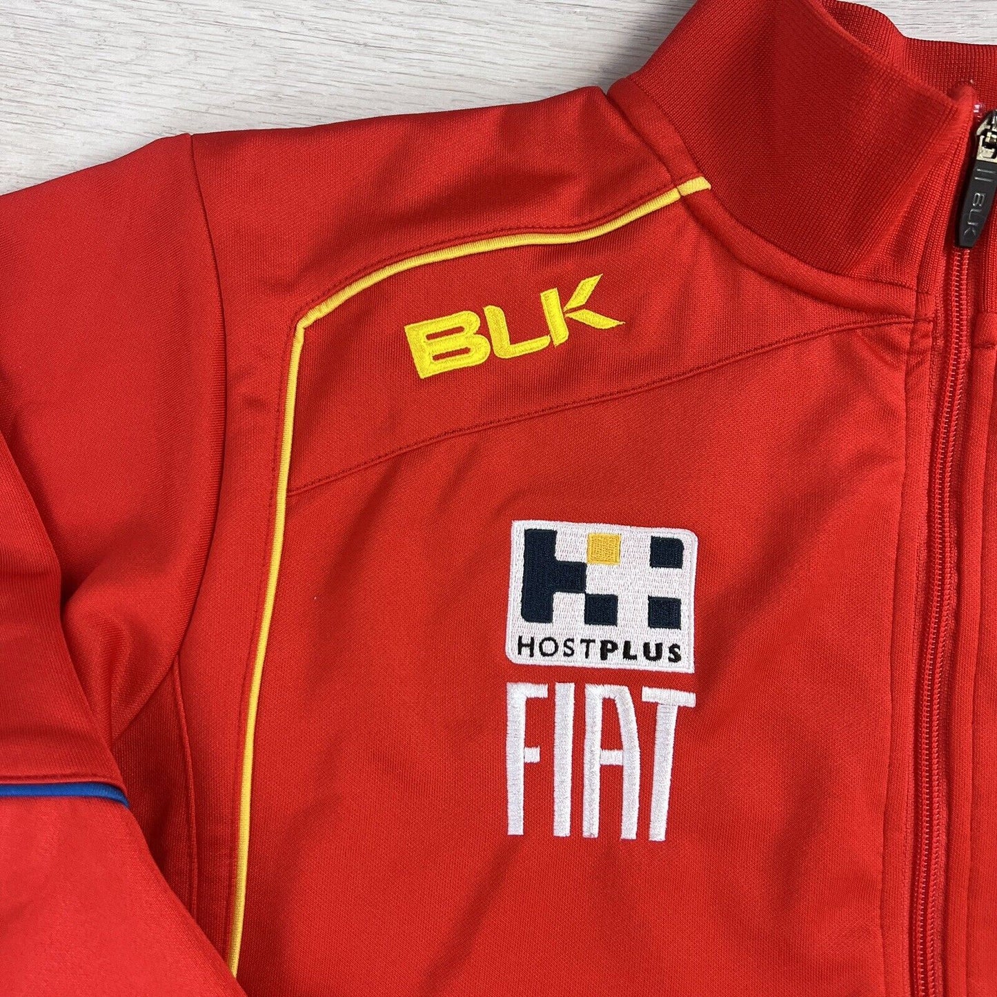 BLK Gold Coast Suns AFL Full Zip Red Track Jacket Size Small (Measures M)