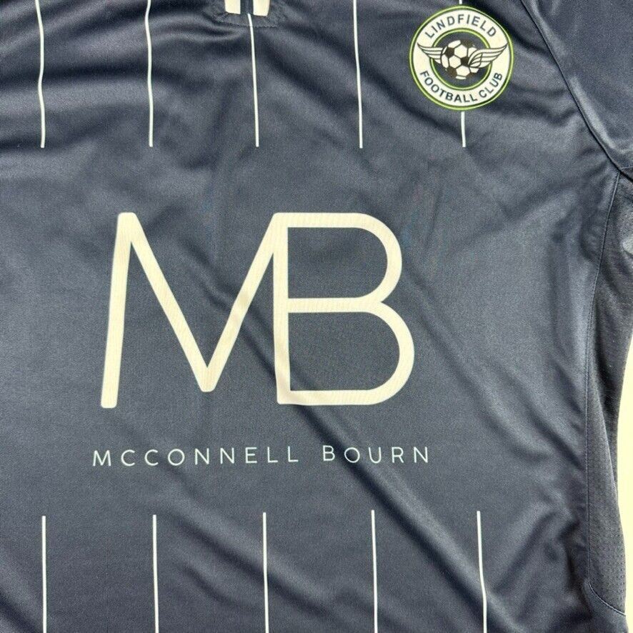 Lindfield Football Club Mens Navy Blue Soccer Jersey Size S/M approx