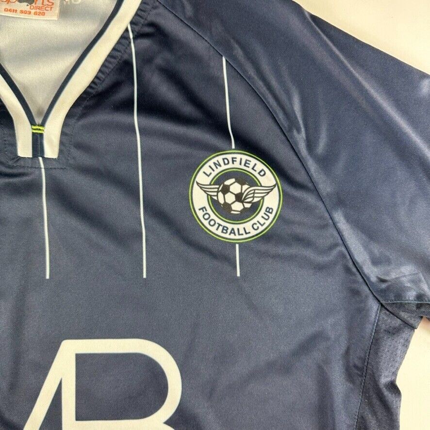 Lindfield Football Club Mens Navy Blue Soccer Jersey Size S/M approx