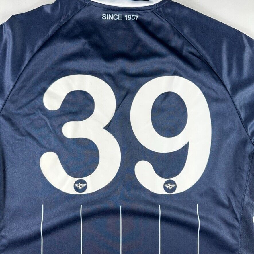 Lindfield Football Club Mens Navy Blue Soccer Jersey Size S/M approx