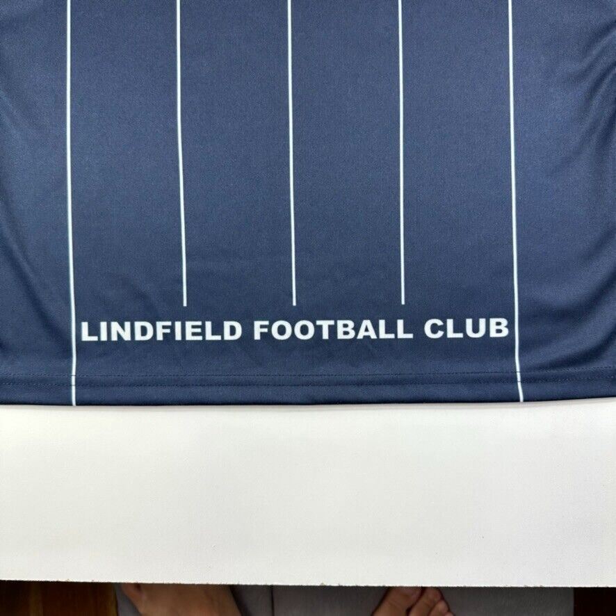 Lindfield Football Club Mens Navy Blue Soccer Jersey Size S/M approx