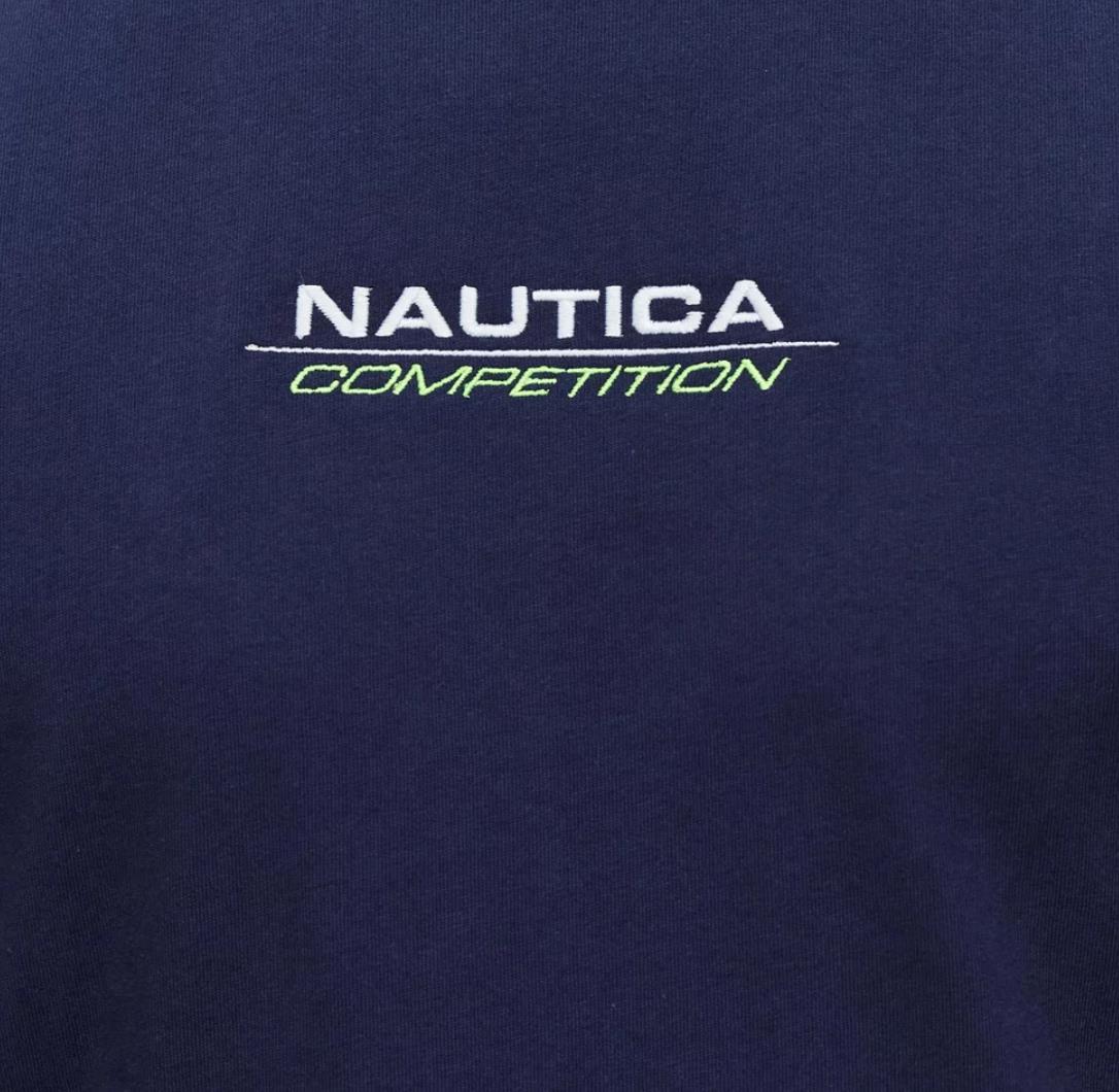 Nautica Competition Mens Navy Blue Short Sleeve T-Shirt Size XL (New)