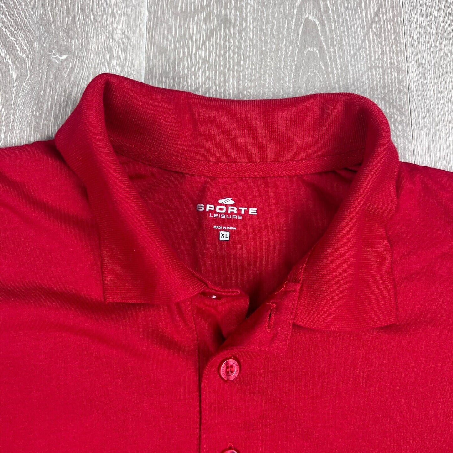 Sporte Leisure Emirates Australian Open Sydney Mens Red Polo Size XL