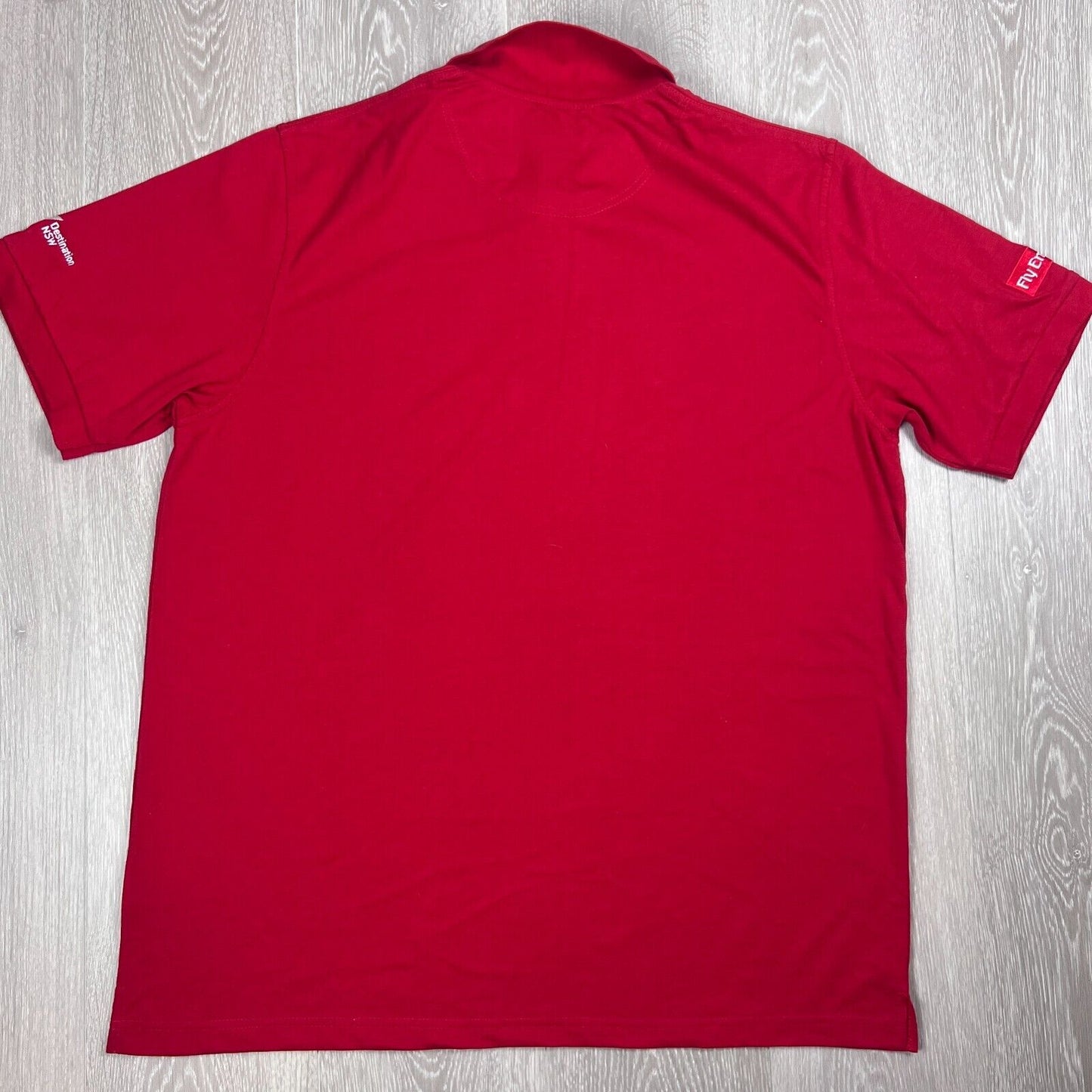 Sporte Leisure Emirates Australian Open Sydney Mens Red Polo Size XL