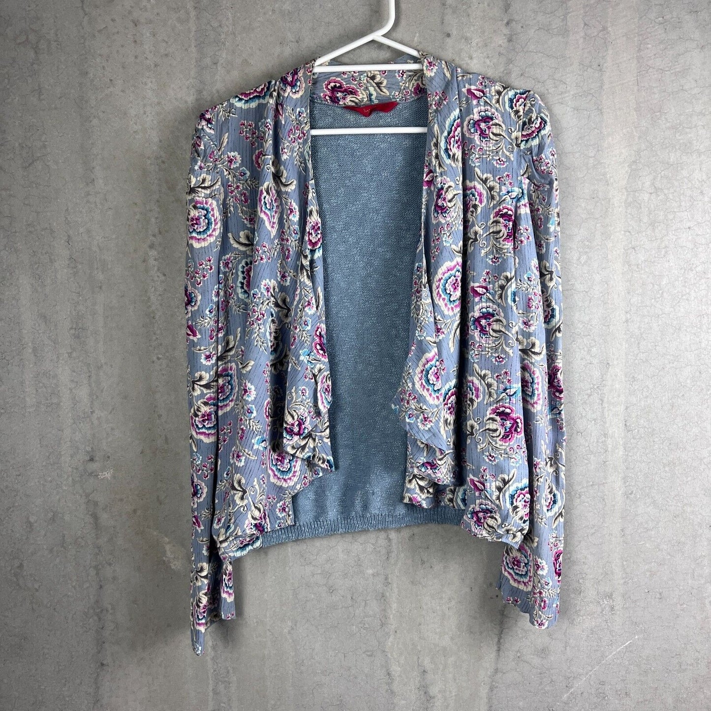 Tigerlily Womens Grey-Blue Cardigan Size 10