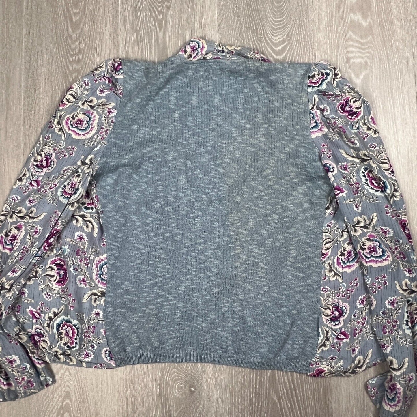 Tigerlily Womens Grey-Blue Cardigan Size 10