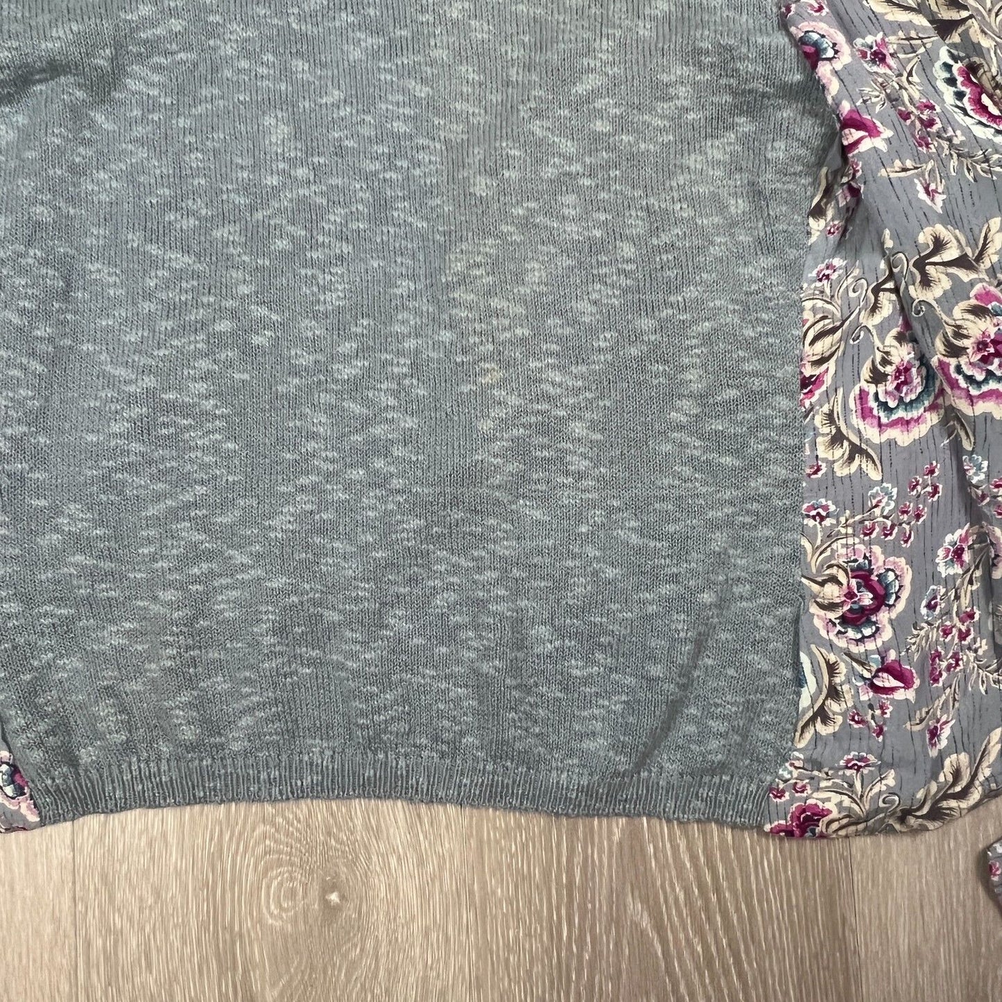 Tigerlily Womens Grey-Blue Cardigan Size 10