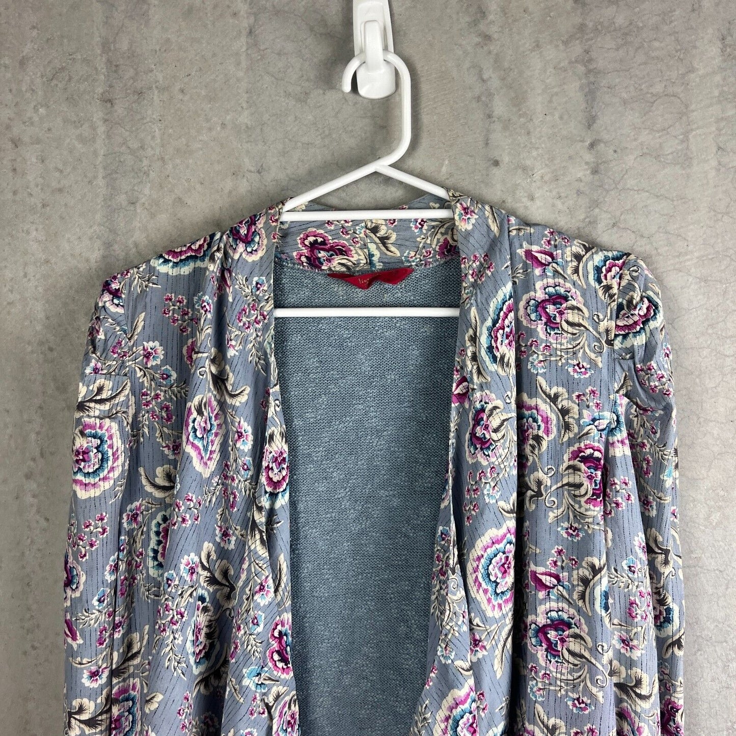 Tigerlily Womens Grey-Blue Cardigan Size 10