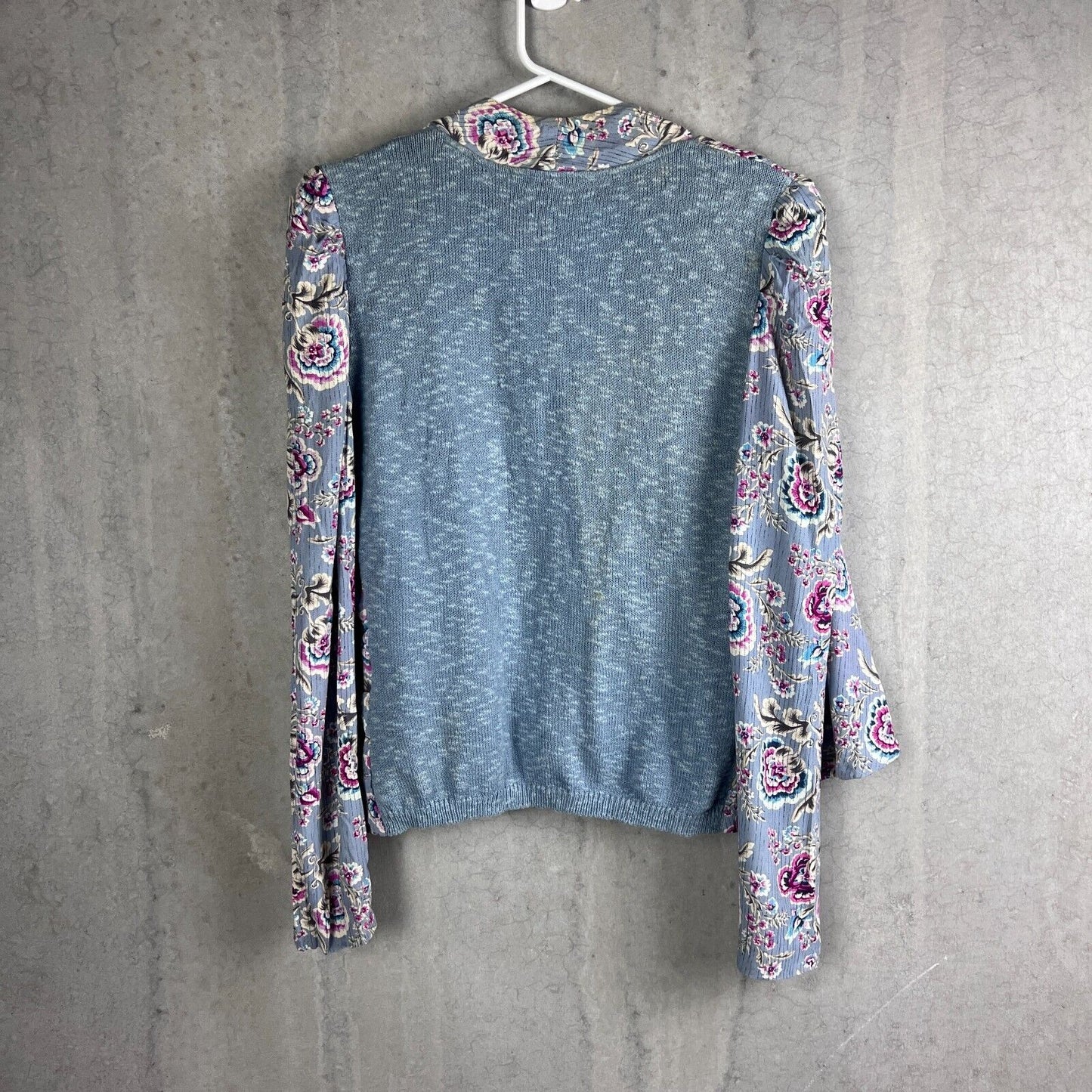 Tigerlily Womens Grey-Blue Cardigan Size 10