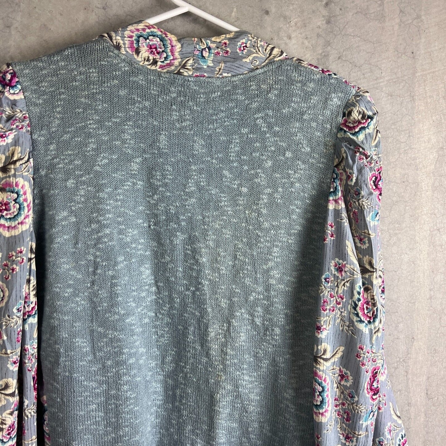 Tigerlily Womens Grey-Blue Cardigan Size 10