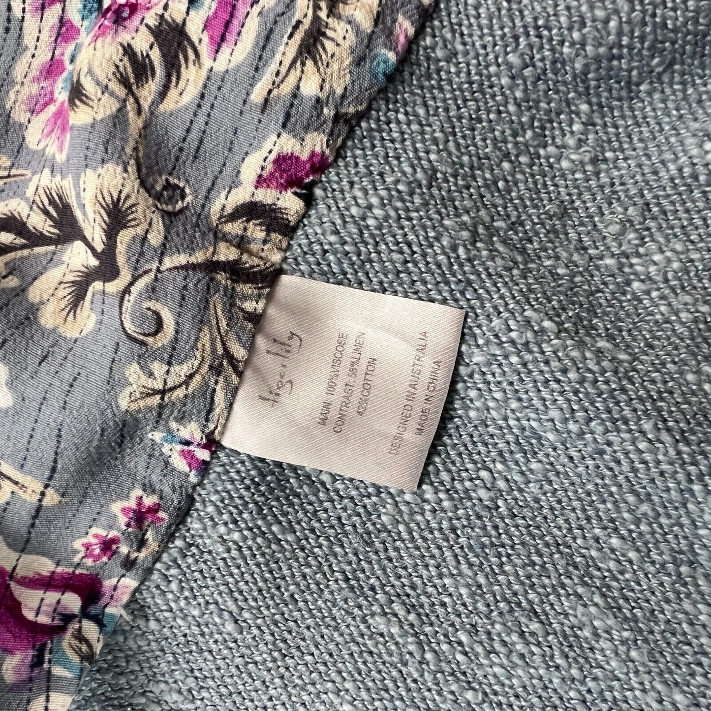 Tigerlily Womens Grey-Blue Cardigan Size 10