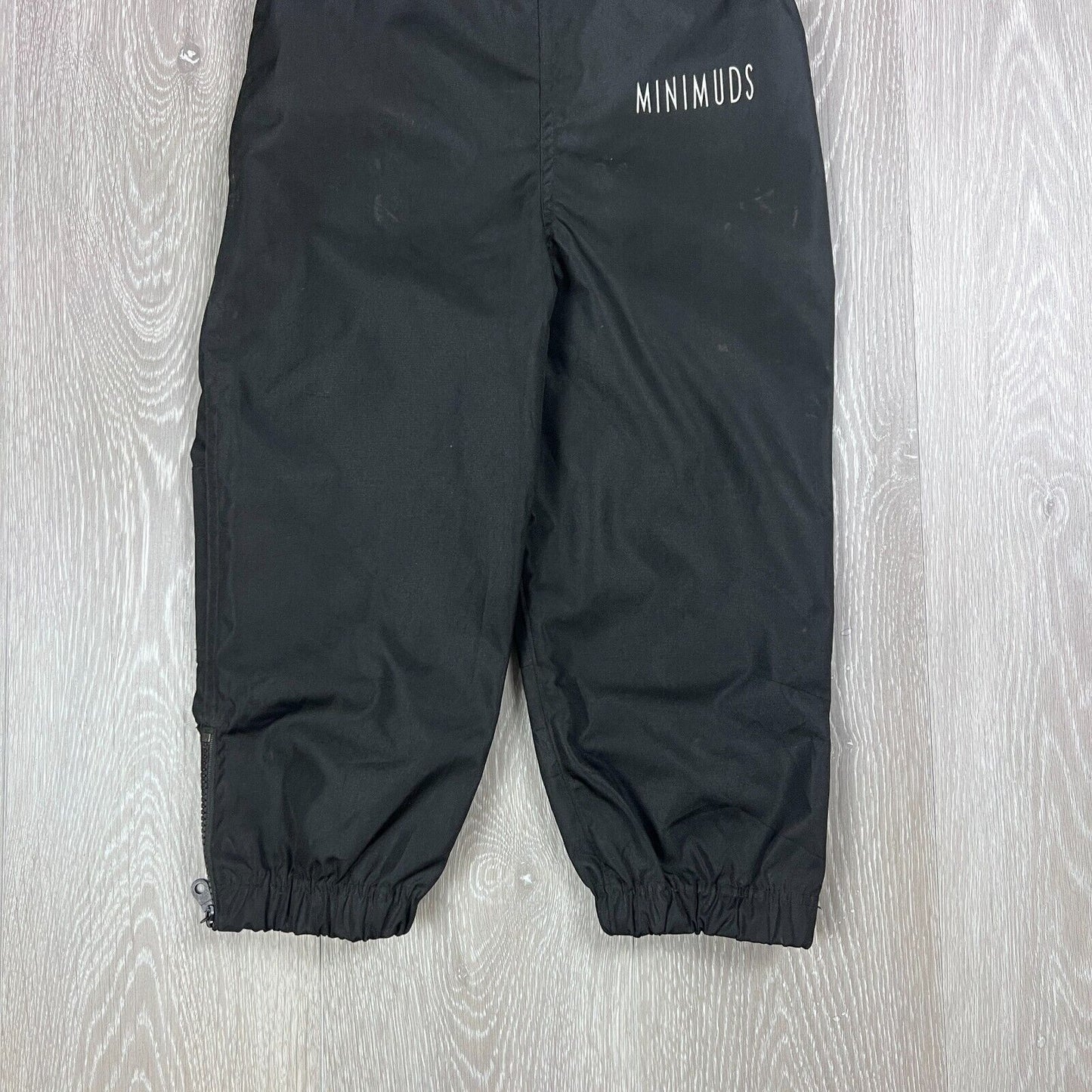 Minimuds Kids Black Waterpoof Overalls Size 4 Years