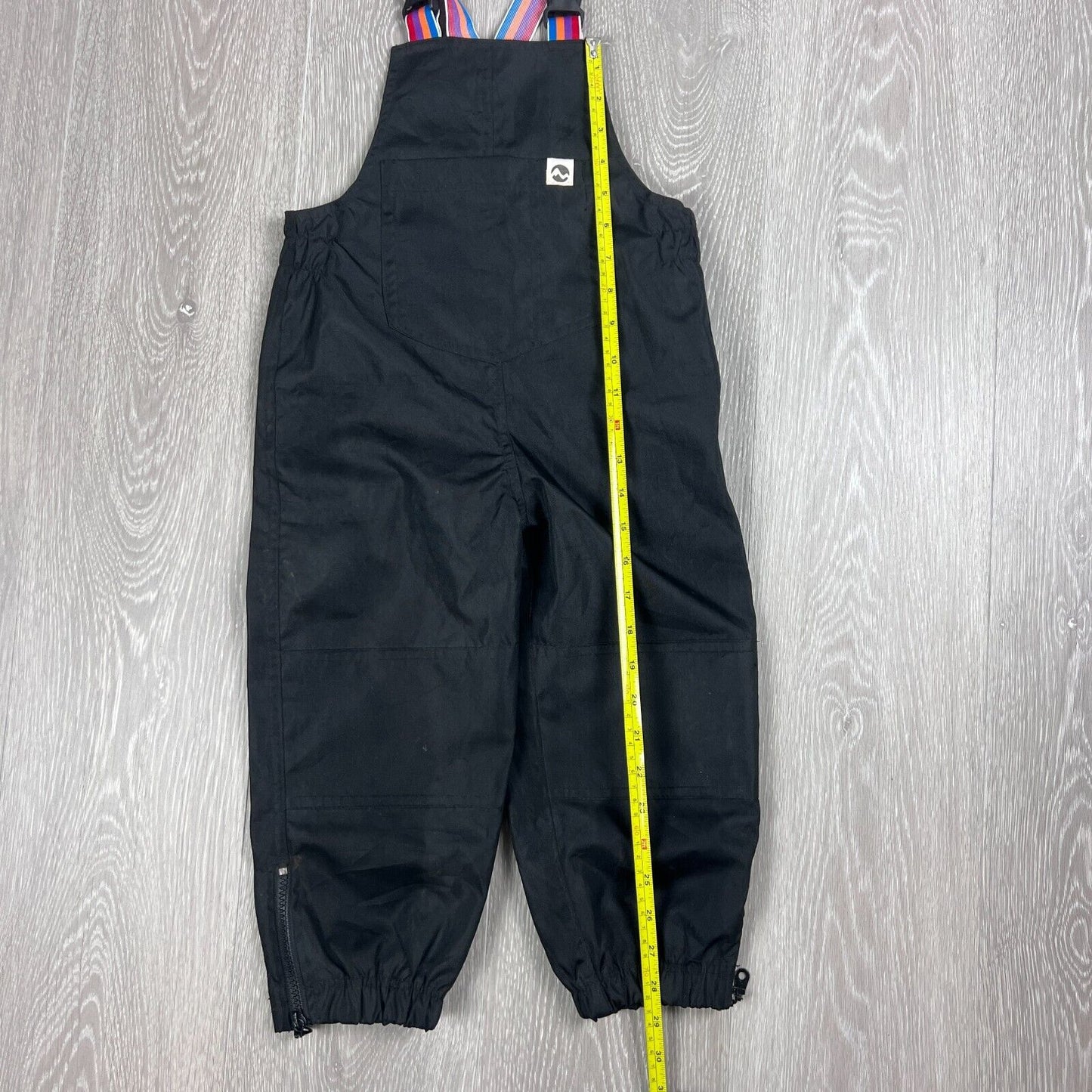 Minimuds Kids Black Waterpoof Overalls Size 4 Years