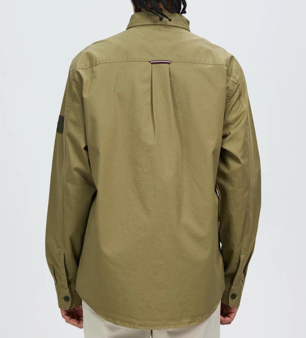 Tommy Hilfiger Lightweight Twill Khaki Overshirt Size M (New)