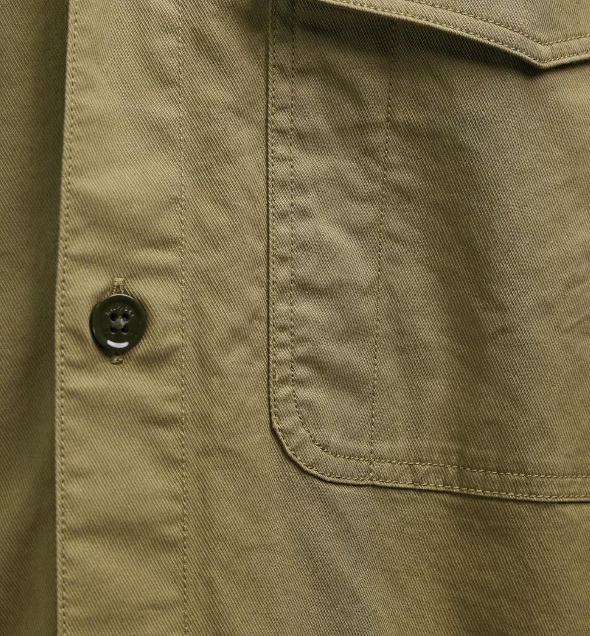 Tommy Hilfiger Lightweight Twill Khaki Overshirt Size M (New)
