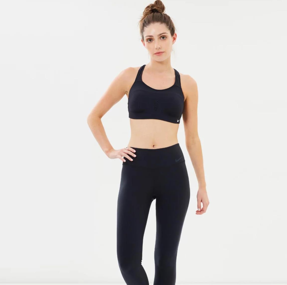 Nike Womens Black Alpha Sports Bra Size XS (New)