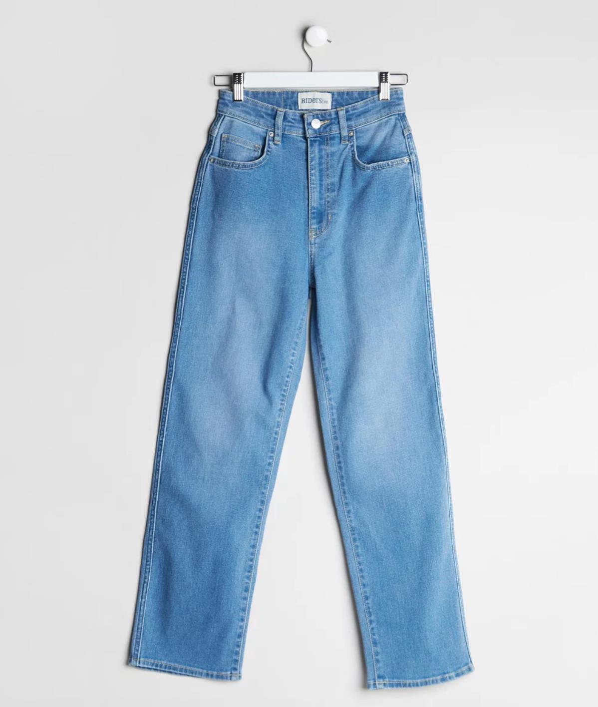 Riders by Lee Womens High Straight Blue Denim Jeans Size 9 (New)