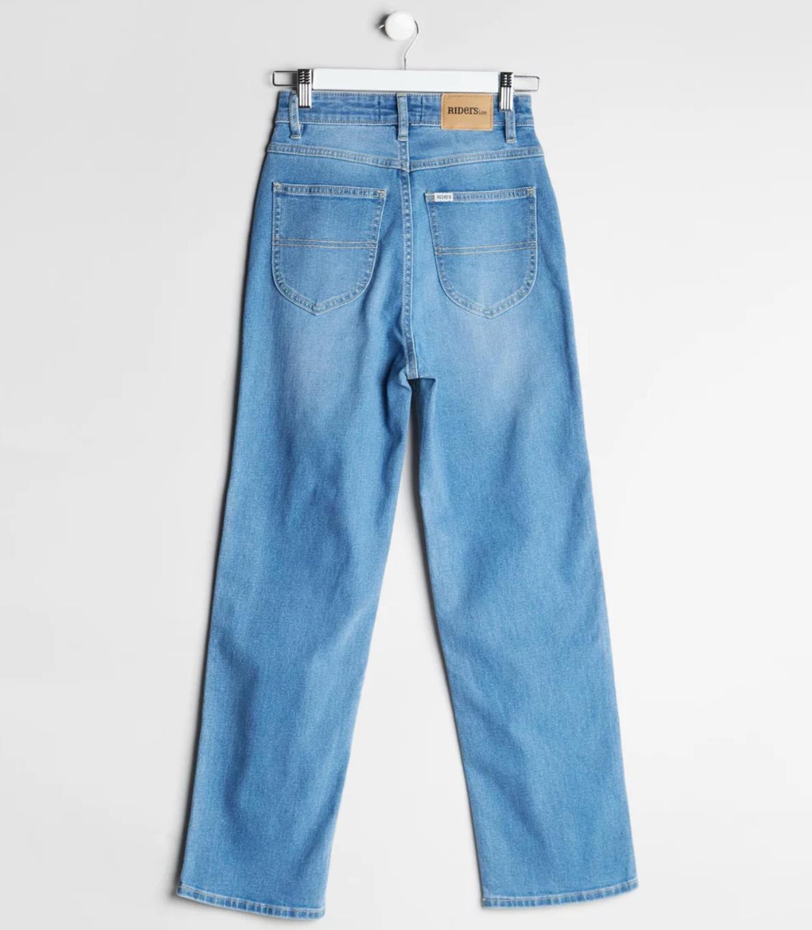 Riders by Lee Womens High Straight Blue Denim Jeans Size 9 (New)