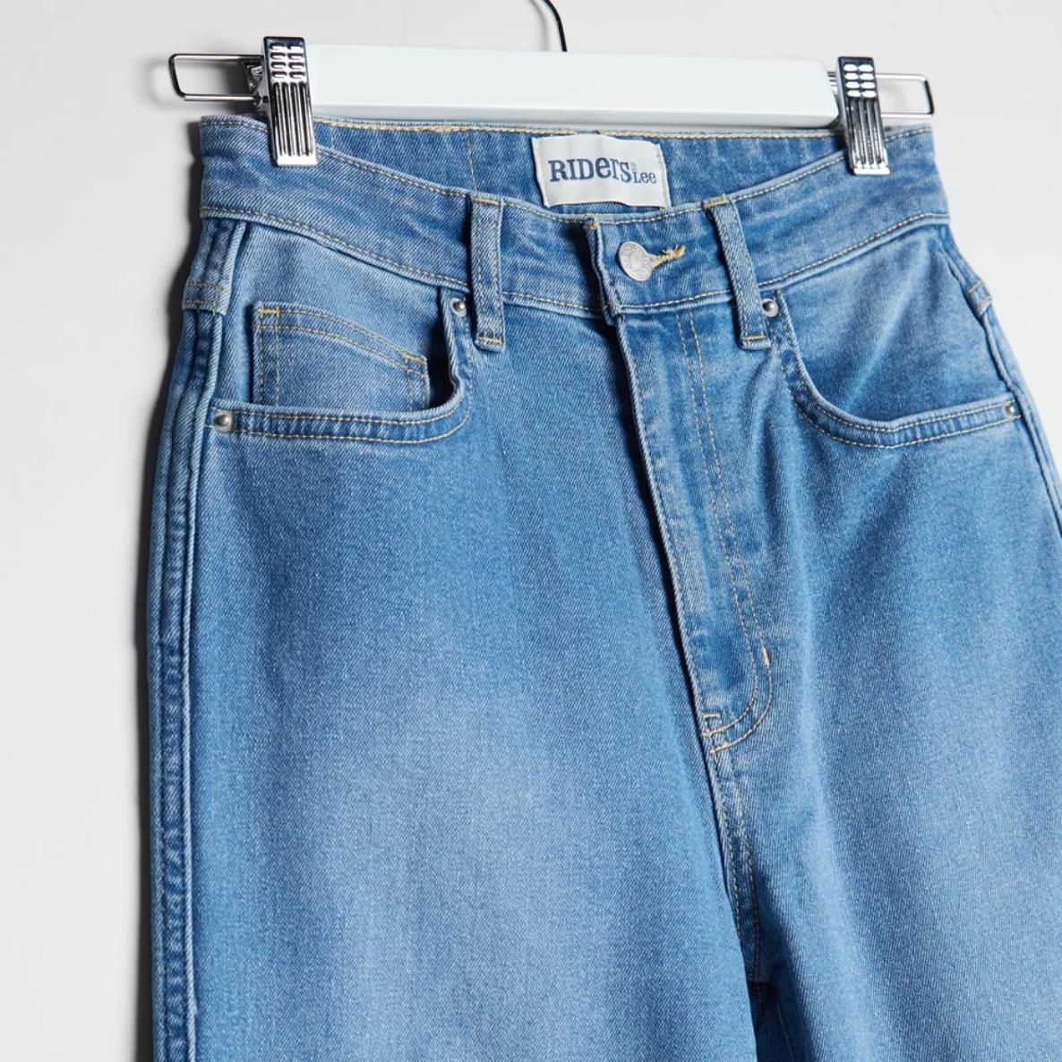 Riders by Lee Womens High Straight Blue Denim Jeans Size 9 (New)