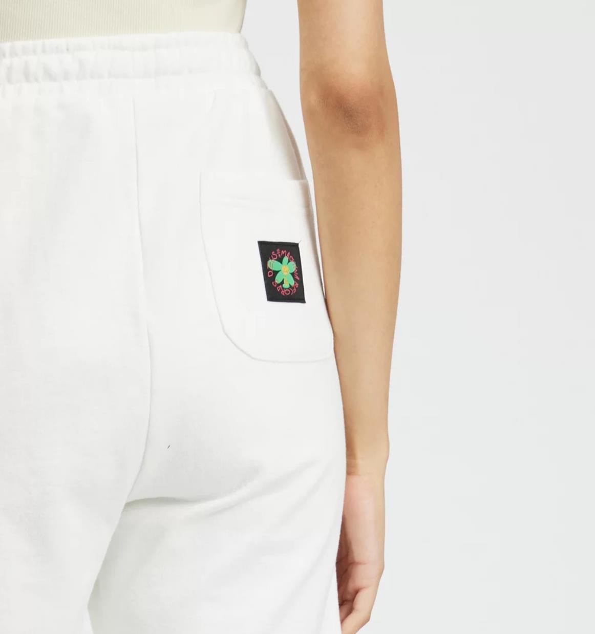 Deus ex Machina Womens White Fleece Shorts Size 8 (New)