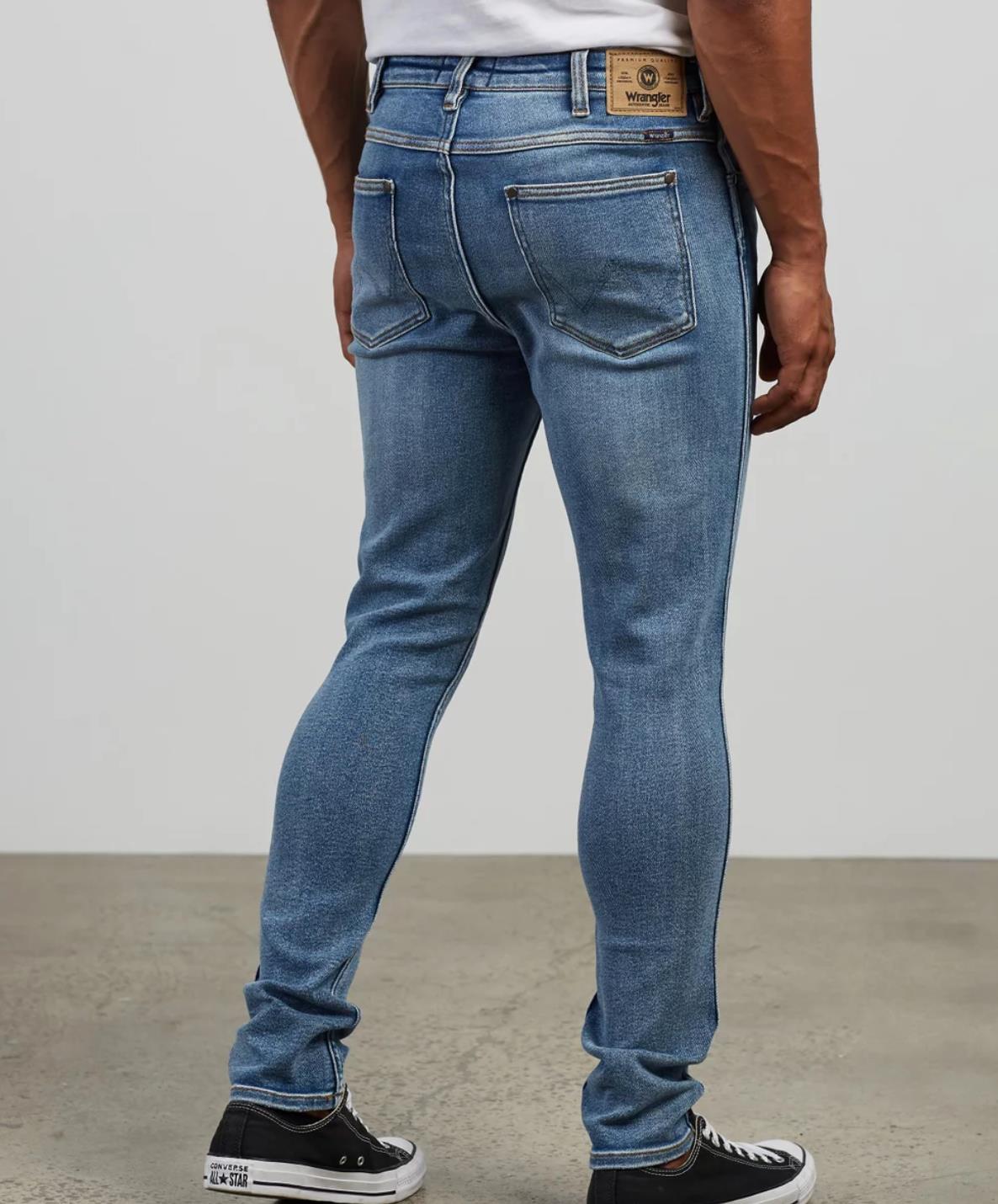 Wrangler Strangler R28 Mens Skinny Jeans Size W30/L32 (New)