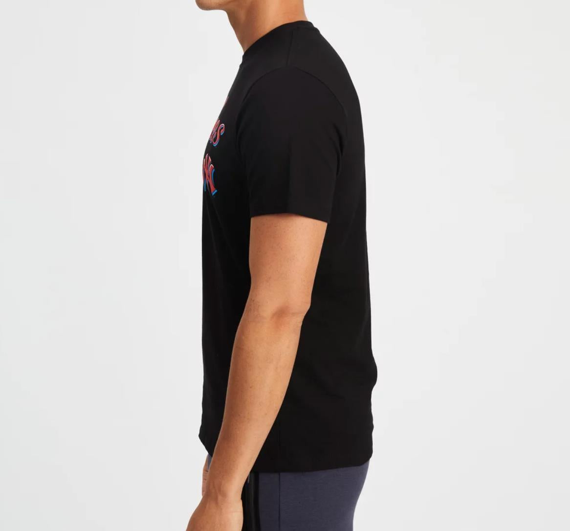47 Brand MLB New York Yankees Mens Black T-Shirt Size Large (new)