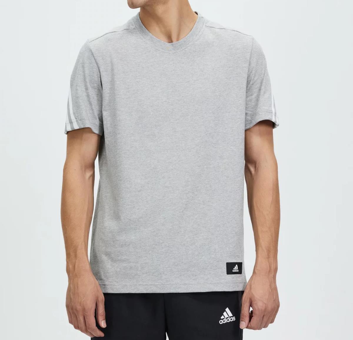 adidas Performance Mens Grey T-Shirt Size Large (New)