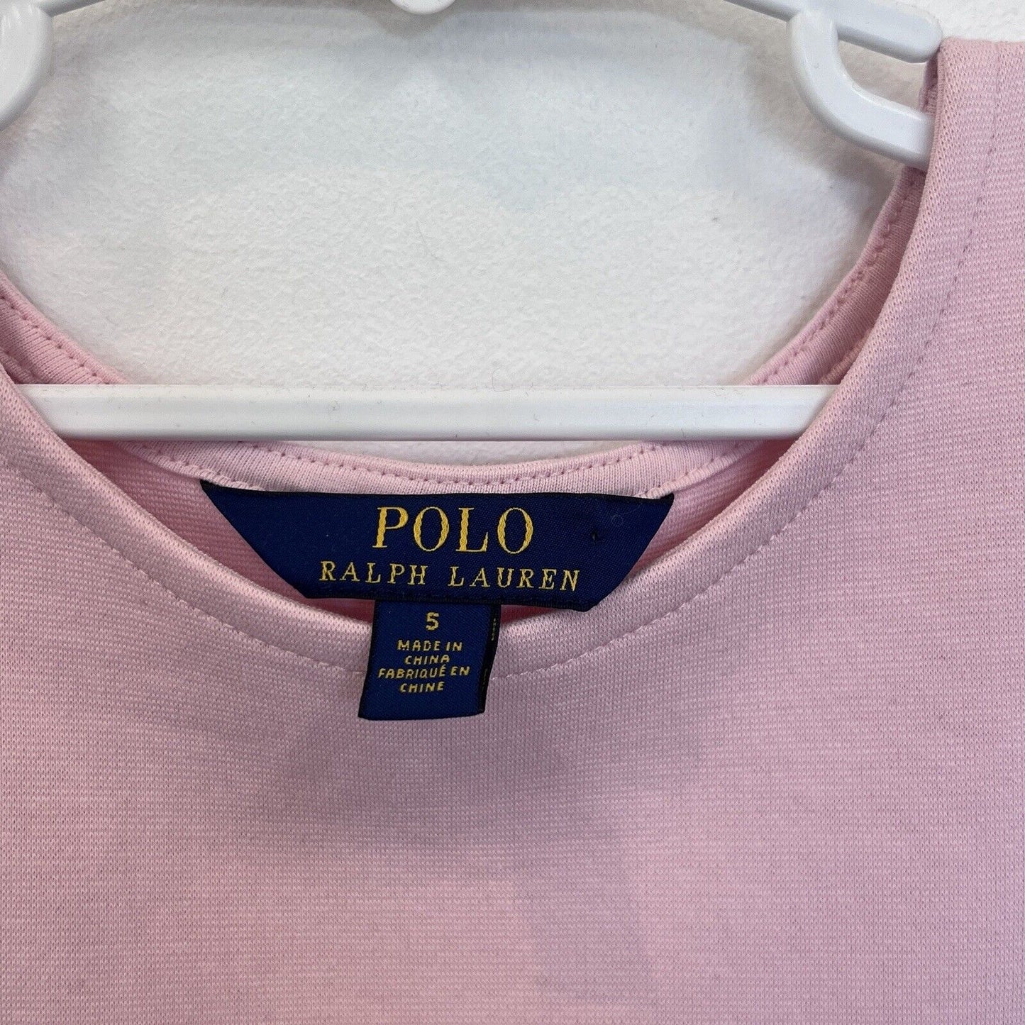 Polo Ralph Lauren Girls Pink Dress Size 5 Years